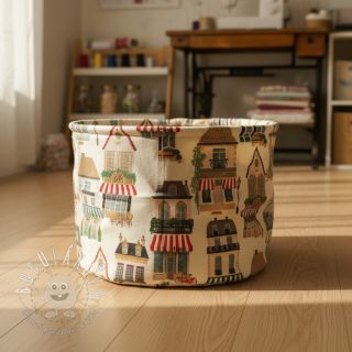 Dekoračná látka premium Shop Boutique City digital print