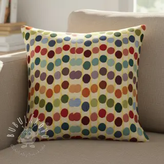Dekoračná látka GOBELIN PREMIUM Graphic Dots Wave