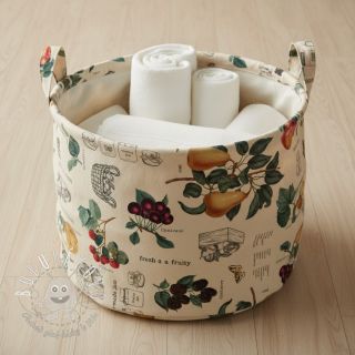 Dekoračná látka Linenlook Redfruit Jam Recipe digital print