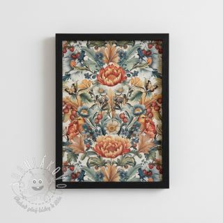 Dekoračná látka Linenlook Bloom Fruit Paradise digital print