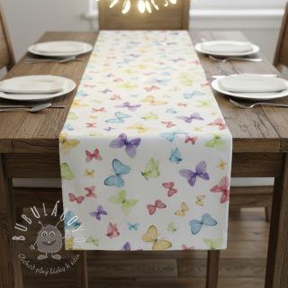 Dekoračná látka premium Butterfly Magic Fly digital print