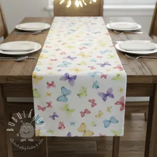 Dekoračná látka premium Butterfly Magic Fly digital print