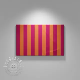 Dekoračná látka premium Joyful Basic Stripe pink digital print