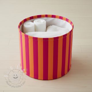 Dekoračná látka premium Joyful Basic Stripe pink digital print