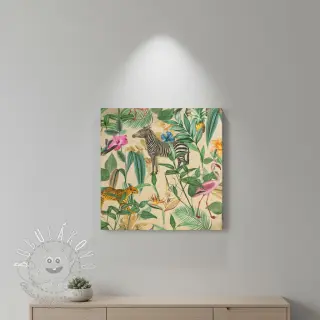 Dekoračná látka premium Tropical Jungle Dream digital print