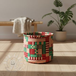 Dekoračná látka premium Graphic Block Line digital print