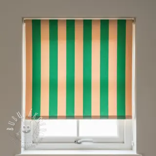 Dekoračná látka premium Joyful Basic Stripe green digital print