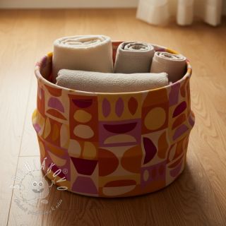 Dekoračná látka premium Abstract Form Block digital print