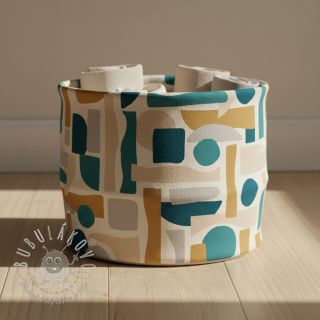 Dekoračná látka Linenlook Abstract Form Fusion