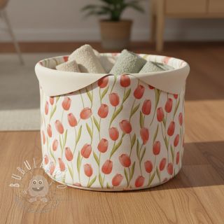 Dekoračná látka premium Hand Drawn Tulip