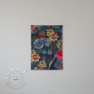 Dekoračná látka jacquard Opium allover bleu