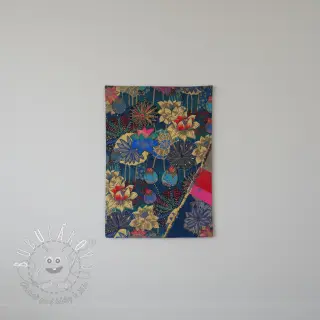 Dekoračná látka jacquard Opium allover bleu