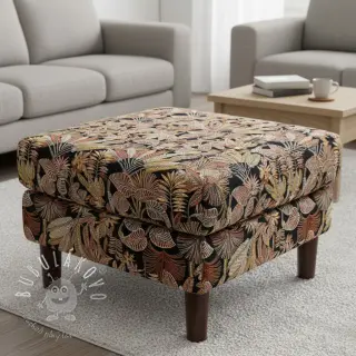 Dekoračná látka jacquard Mayorque noir