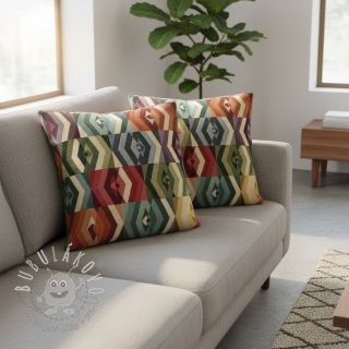 Dekoračná látka GOBELIN PREMIUM Graphic Diamond Line