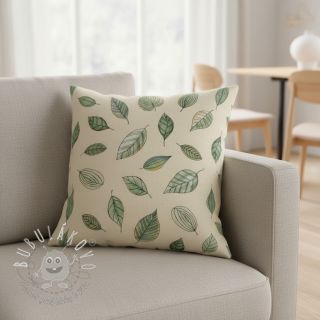 Dekoračná látka Handpainted Leaf Art digital print