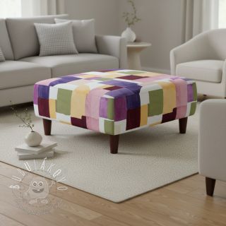 Dekoračná látka Carula square digital print