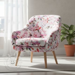 Dekoračná látka Batia blanco digital print