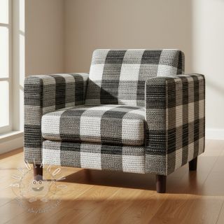 Dekoračná látka jacquard TWEED allover graphite