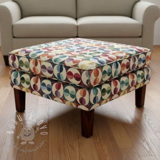 Dekoračná látka GOBELIN Graphic square circle