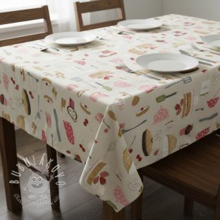 Dekoračná látka premium Baking sweet recipe