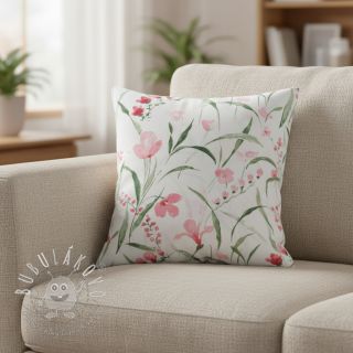 Dekoračná látka premium Floral Iris fresia