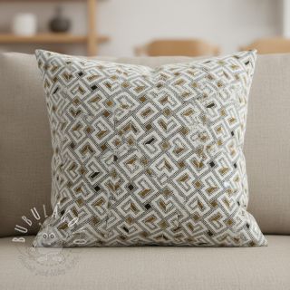 Dekoračná látka jacquard Pagne allover jaune