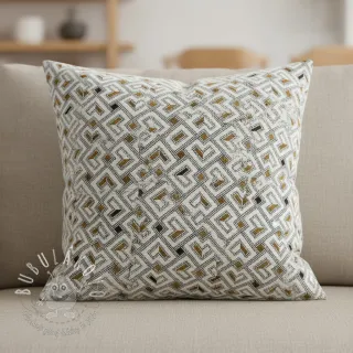 Dekoračná látka jacquard Pagne allover jaune