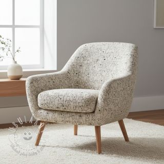 Dekoračná látka Linenlook Dog cartoon line