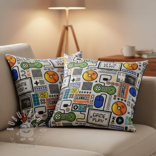 Dekoračná látka premium Game computer