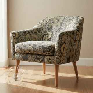 Dekoračná látka jacquard Boho leaves