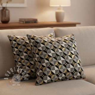 Dekoračná látka jacquard Diamond cube luxury