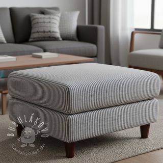 Dekoračná látka DOBBY Colored stripe navy blue