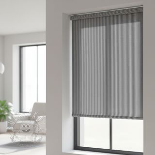 Dekoračná látka DOBBY Colored stripe navy blue