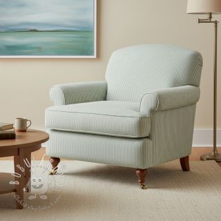 Dekoračná látka DOBBY Colored stripe soft green