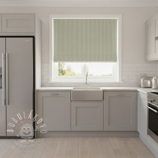 Dekoračná látka DOBBY Colored stripe soft green