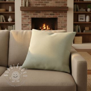 Dekoračná látka DOBBY Colored stripe soft green