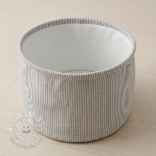 Dekoračná látka DOBBY Colored stripe grey