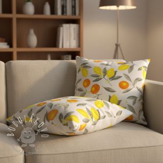 Dekoračná látka premium Citrus fruit