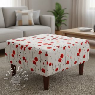 Dekoračná látka premium Poppy field