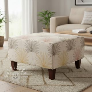 Dekoračná látka Luxury palm metallic premium