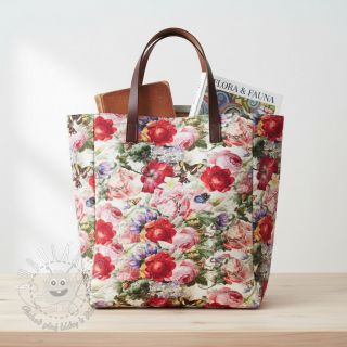 Dekoračná látka s teflonovou úpravou ROMANTIC BOTANIC