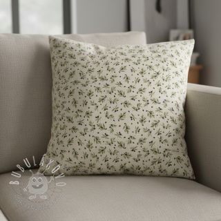 Dekoračná látka Linenlook premium Black Olive