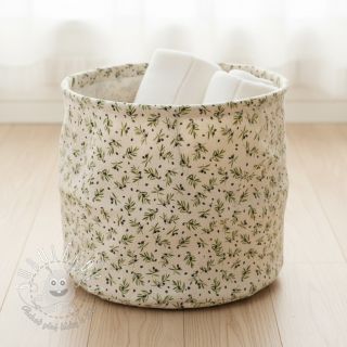 Dekoračná látka Linenlook premium Black Olive