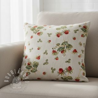 Dekoračná látka Linenlook Wild strawberries