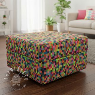 Dekoračná látka jacquard Pixels