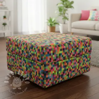 Dekoračná látka jacquard Pixels
