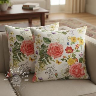 Dekoračná látka s teflonovou úpravou ROSE GARDEN