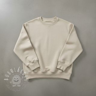 Teplákovina počesaná MELANGE sand