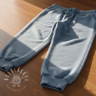 Teplákovina počesaná MELANGE light jeans