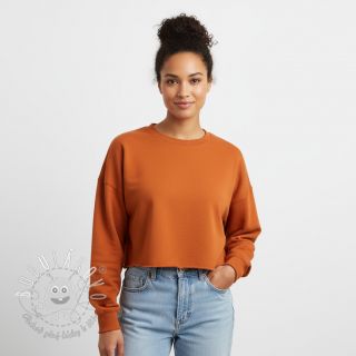 Teplákovina počesaná brick